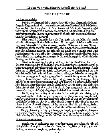 Sáng kiến kinh nghiệm Một số biện pháp xây dựng kho học liệu điện tử cho Khối Mẫu giáo bé 3-4 tuổi